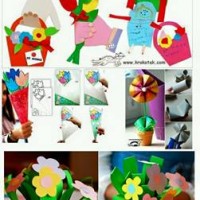 kağit işleri,sınıf süsü ,gelişim raporu ,atatürk haftası (1951)