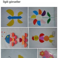 sanat etkinliği ,boyama çalişması artık materyal (502)