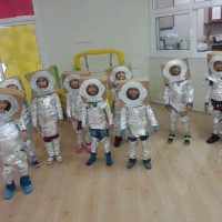 sanat etkinliği ,boyama çalişması artık materyal (555)