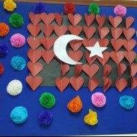 sanat etkınliği ,okuma yazmaçalişması 23 nisan çalişması ,kutlu doğum artık materyal çalişması  (2016)