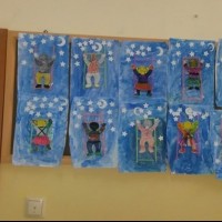 sanat etkınliği ,okuma yazmaçalişması 23 nisan çalişması ,kutlu doğum artık materyal çalişması  (2130)