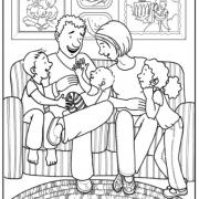 anne-baba-aile-resmi-boyama-sayfalari-5