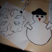 okul öncesınde kağit işler, duvar süsü ,davetiye kartları ,suluboya  çalişması (4513)