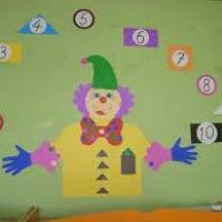 okul öncesınde kağit işler, duvar süsü ,davetiye kartları ,suluboya  çalişması (4633)