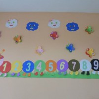 okul öncesınde kağit işler, duvar süsü ,davetiye kartları ,suluboya  çalişması (4637)