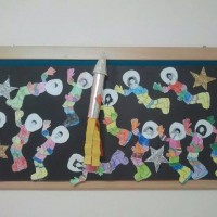 okul öncesınde kağit işler, duvar süsü ,davetiye kartları ,suluboya  çalişması (4648)