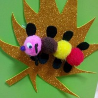 okul öncesınde kağit işler, duvar süsü ,davetiye kartları ,suluboya  çalişması (4707)