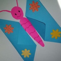 okul öncesınde kağit işler, duvar süsü ,davetiye kartları ,suluboya  çalişması (4779)