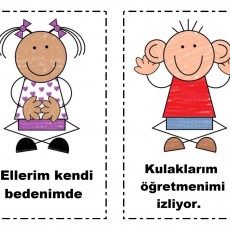 Çocuk Anatomisi Eğitimi: Kulaklar ve Ellerle Beden Bilgisi