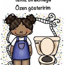Tuvalet Kullanımı ve Temizlik Eğitimi - Çocuklara Yönelik Eğitici Görsel