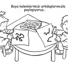 Çocuklar Arasında Kalem Paylaşımı Eğitimi