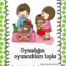 Oynadığın Oyuncakları Topla - Eğitici Çocuk Etkinliği
