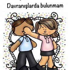 Arkadaşlık ve Davranış Kuralları: Şiddete Yer Yok