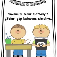 Sınıf Temizliği Eğitimi: Çöplerin Doğru Atılması