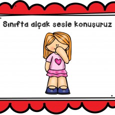Sınıfta Alçak Sesle Konuşma Kuralı Etiketi