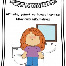Ellerimizin Temizliği: Aktivite, Yemek ve Tuvalet Sonrası Yıkama Eğitimi