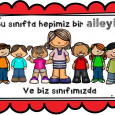 Çocuklar Sinifimizda Ailemizdir - Eğitim Materyali