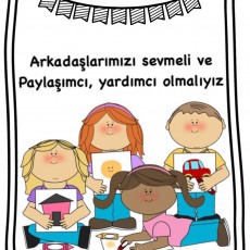 Çocuklara Sevgi ve Yardımlaşma Eğitimi: Arkadaşlık ve Paylaşım Temalı Eğitim Materyali