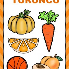 Turuncu Renk Öğretimi: Bal Kabağı, Havuç, Portakal, Şeftali, Basketbol Topu