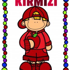 KIRMIZI: Renkler ve Elmalar Temalı Eğitici Materyal