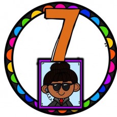 Karakter ve Rakam Eğitimi: 7 (Yedi) - Çocuklar İçin Eğitim Materyali