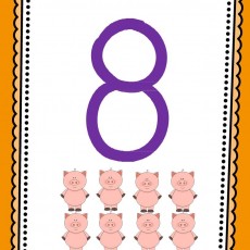 8_Sekiz_Piglets_Sayılar_Ve_Hayvanlar_Eğitimi