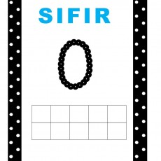 SIFIR - 0 (Sayı Öğrenme Materyali)