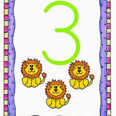 3 - Üç Aslan ile Sayıları Öğrenme