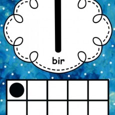 Bir Rakamı Öğrenme Materyali