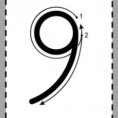 9 Sayısı Yazımı ve Eğitimi (Nine Number Writing and Education)