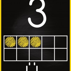 Üç (3) - Sayı ve Harf Öğretim Materyali