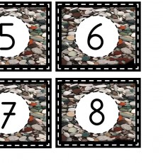 Sayı ve Harf Kartları: 6 (altı), ∞ (sonsuz), 5 (beş), 7 (yedi)