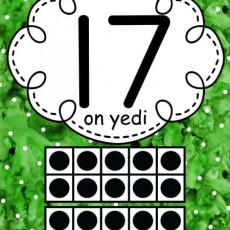 17 Sayısı ve Yazılışının Öğrenilmesi: on yedi