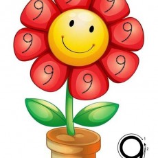 Neşeli Çiçek ve Sayı 9 | Eğlenceli Matematik Öğrenimi