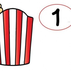 Popcorn Konteyneri ve Harf Öğrenme Materyali