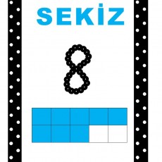Sekiz Sayısı ve Yazımı: 8 - Eğitsel Materyal