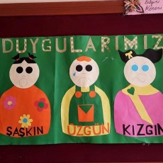 Duygularımız - Mutluluk, Şaşkınlık, Üzüntü, Kızgınlık, Korku Konulu Eğitim Materyali