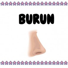 Burun İsimli Görsel Eğitim Materyali - 2