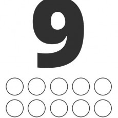 Nokta Sayma Etkinliği: 9 (dokuz) Adet Daire