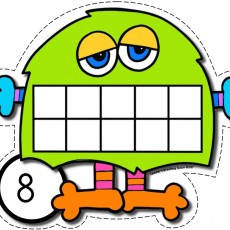 Eğlenceli Matematik Eğitimi - 8 Sayısı ve Renkli Karakterler