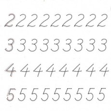 Rakamların Yazımını Öğrenme Materyali - 1, 2, 3, 4, 5
