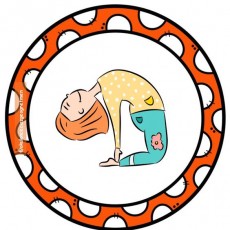 Çocuk Yoga Pozları: Kedi Pozu 1 (1) - Eğitici Çizim