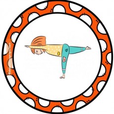 Yoga Pozları: Denge ve Esneklik Dersi (İllüstrasyon)
