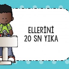 HİJYEN TEMİZLİK UYGULAMASI: ELLERİNİ 20 SN YIKA