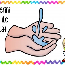 ELLERİMİ SU İLE ISLAT - Temizlik Eğitimi Materyali