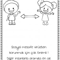 Sosyal Mesafe Eğitimi: 1,5 Meter Mesafe Kuralı