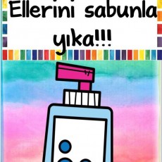 Ellerinizi Sabunla Yıkayın - Hijyen Eğitimi Materyali