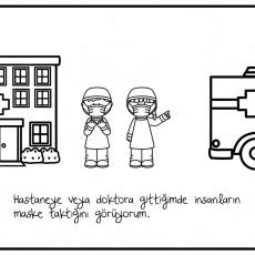 Hastane ve Doktorlar: Sağlık Eğitimi İllüstrasyonu (2)