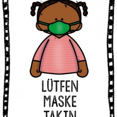 Eğitsel Maske Uyarısı: Lütfen Maske Takın
