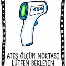 Ateş Ölçüm Noktası Bilgilendirme İkonu - Lütfen Bekleyin